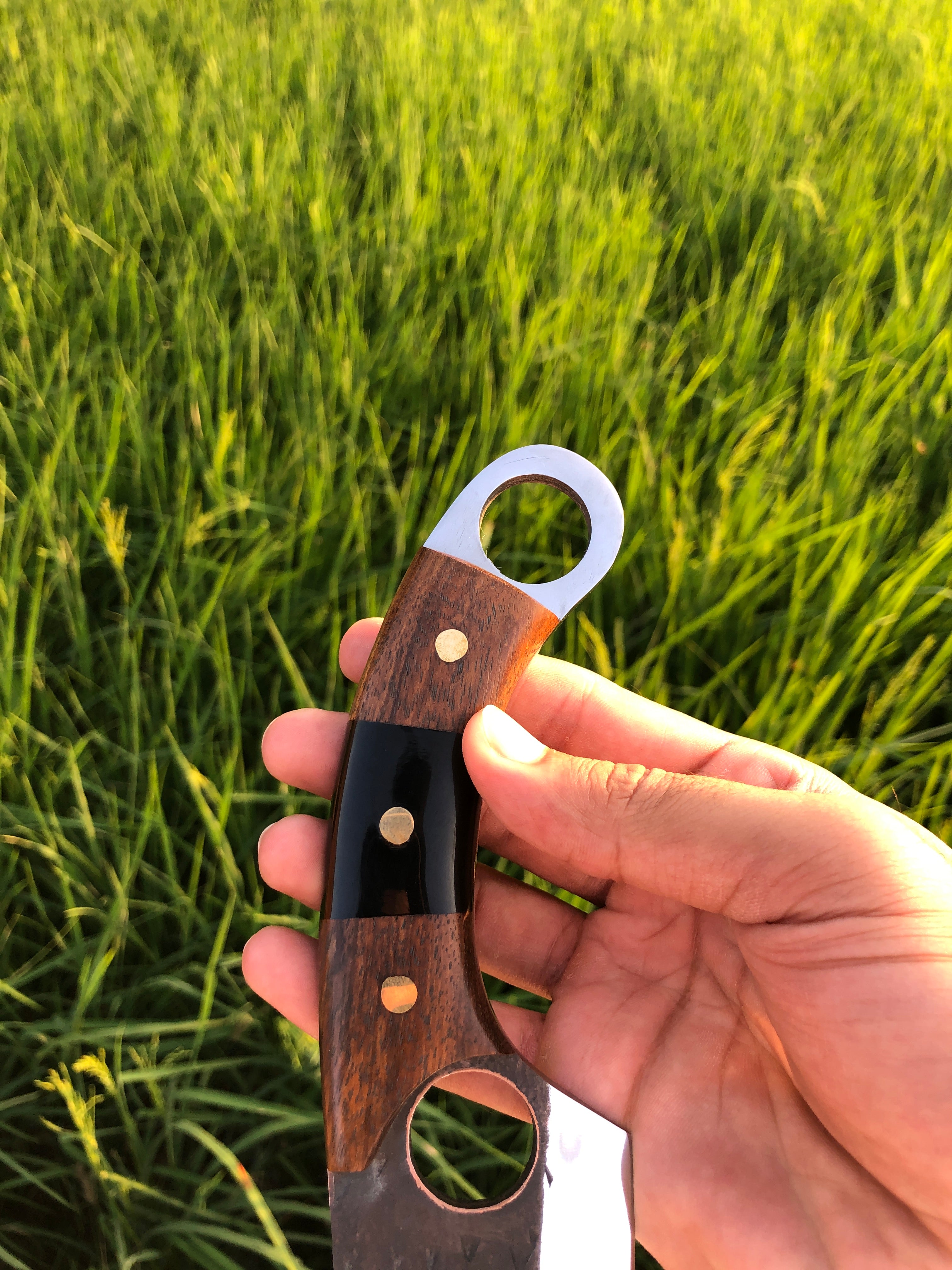 Custom Handmade Knife with Leather Sheath