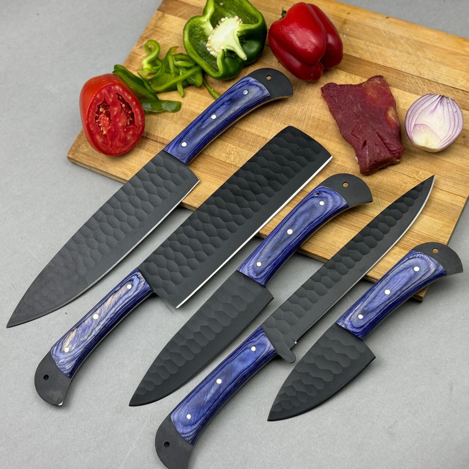 CHM13 - Handmade Chef Set with Leather Bag