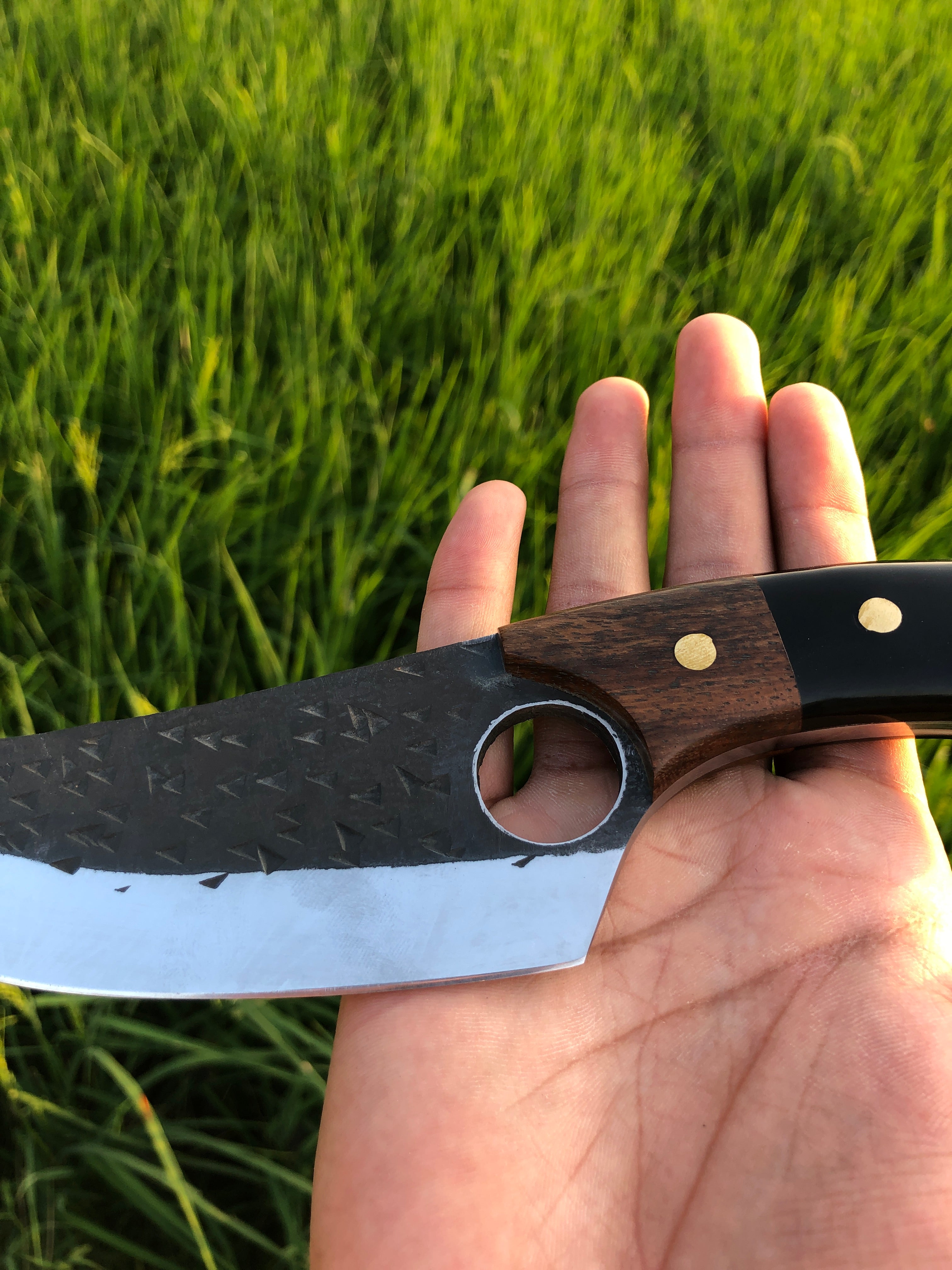 Custom Handmade Knife with Leather Sheath