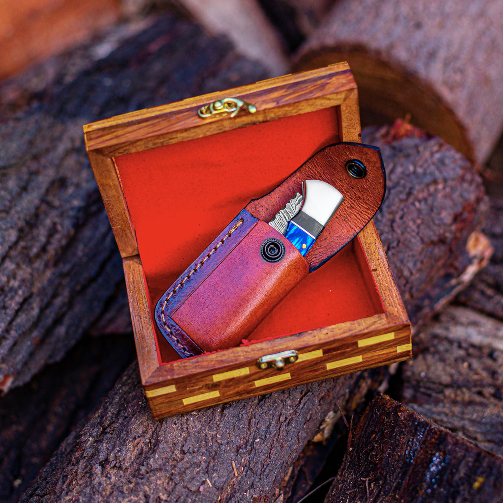 EDC Special - Handmade Damascus Pocket Knife