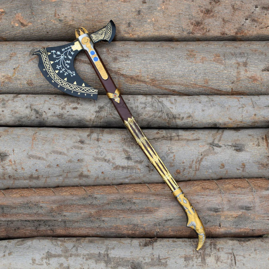 Leviathan Axe - Handmade Axe with leather sheath