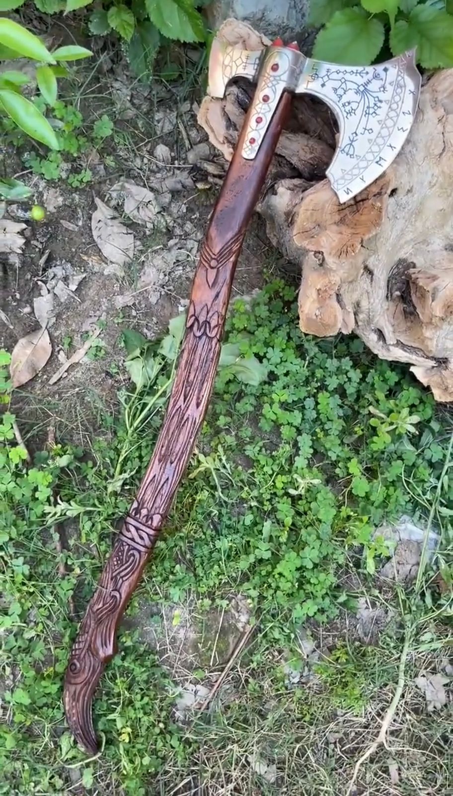 Leviathan Axe - Handmade Axe with leather sheath