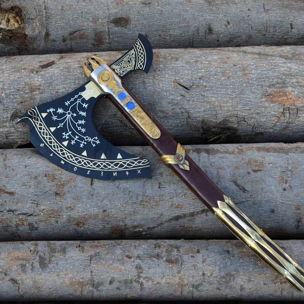 Leviathan Axe - Handmade Axe with leather sheath