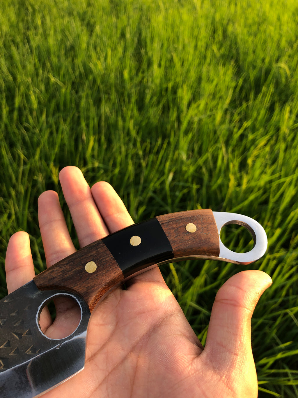 Custom Handmade Knife with Leather Sheath