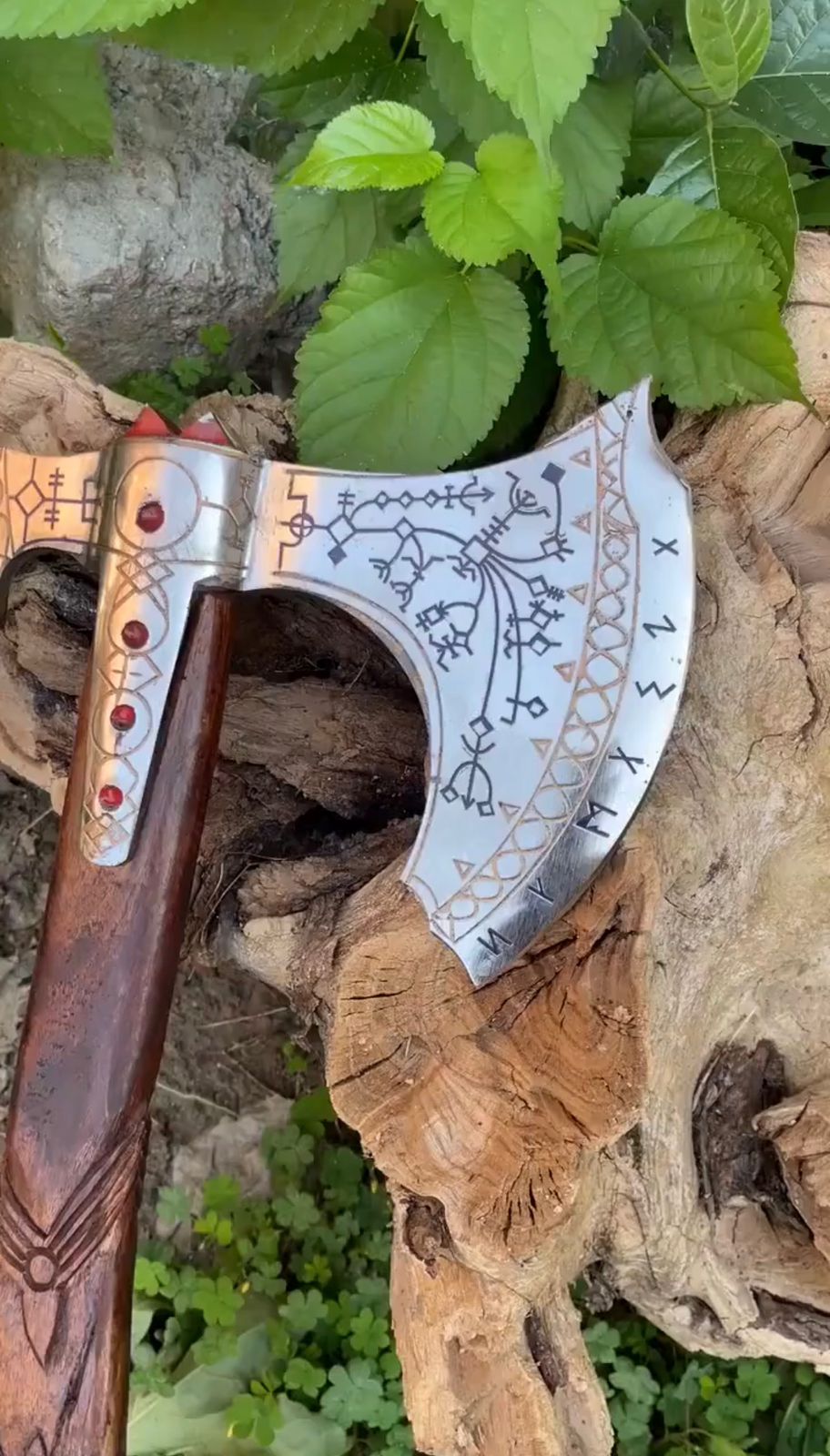 Leviathan Axe - Handmade Axe with leather sheath