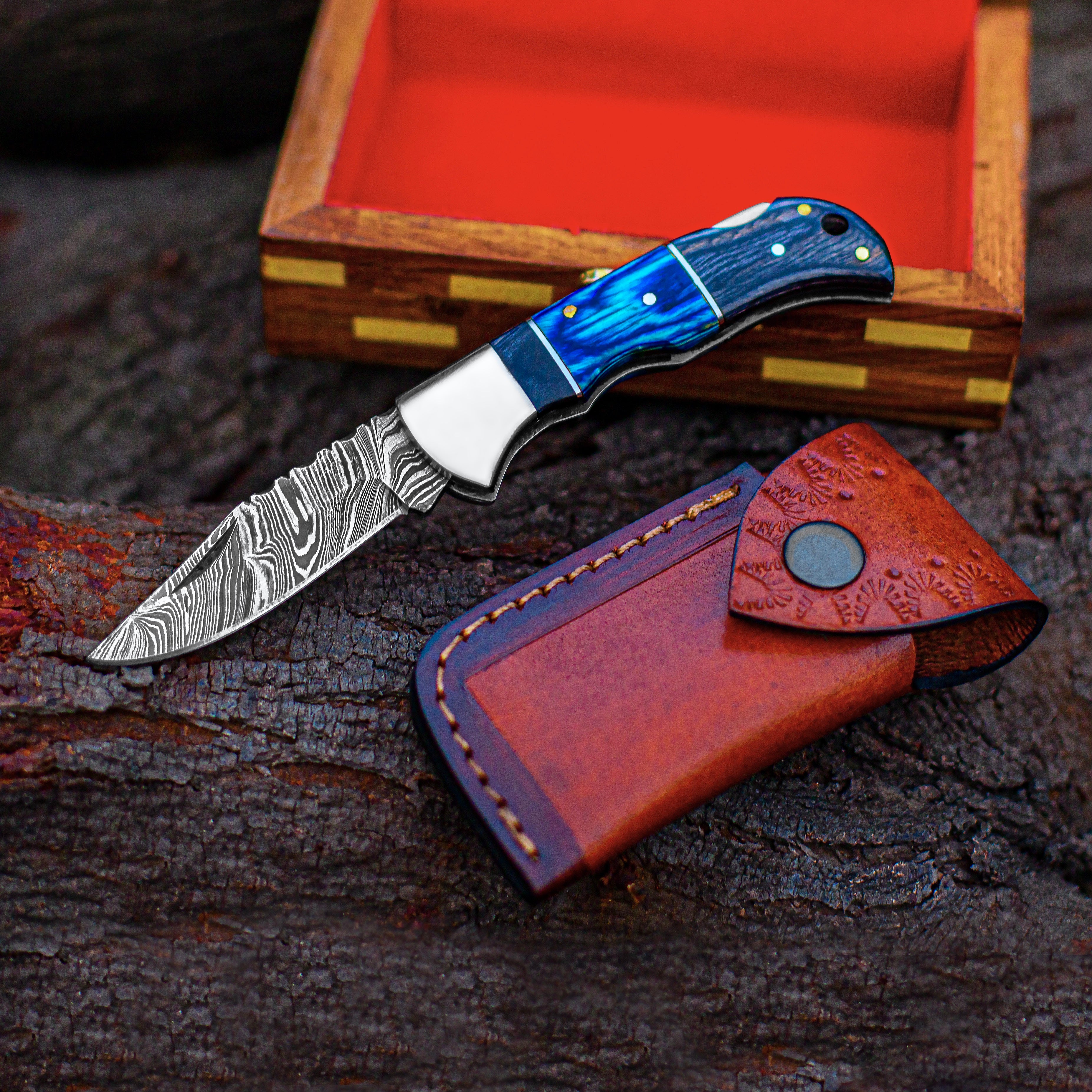EDC Special - Handmade Damascus Pocket Knife