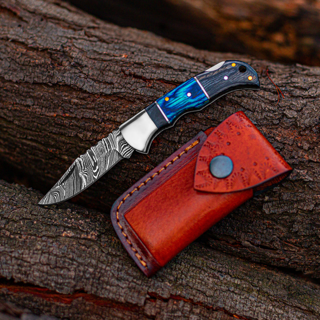 EDC Special - Handmade Damascus Pocket Knife