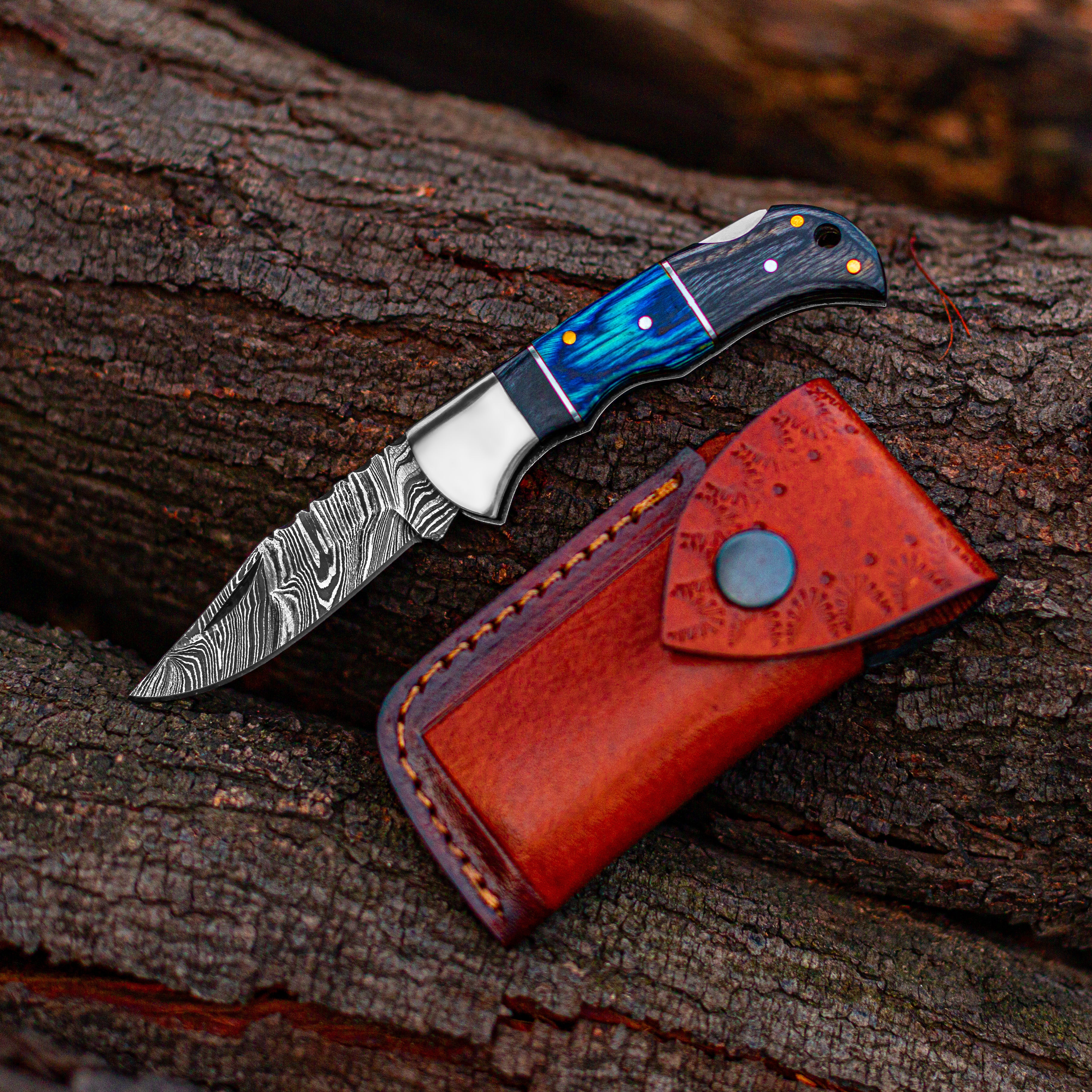 EDC Special - Handmade Damascus Pocket Knife