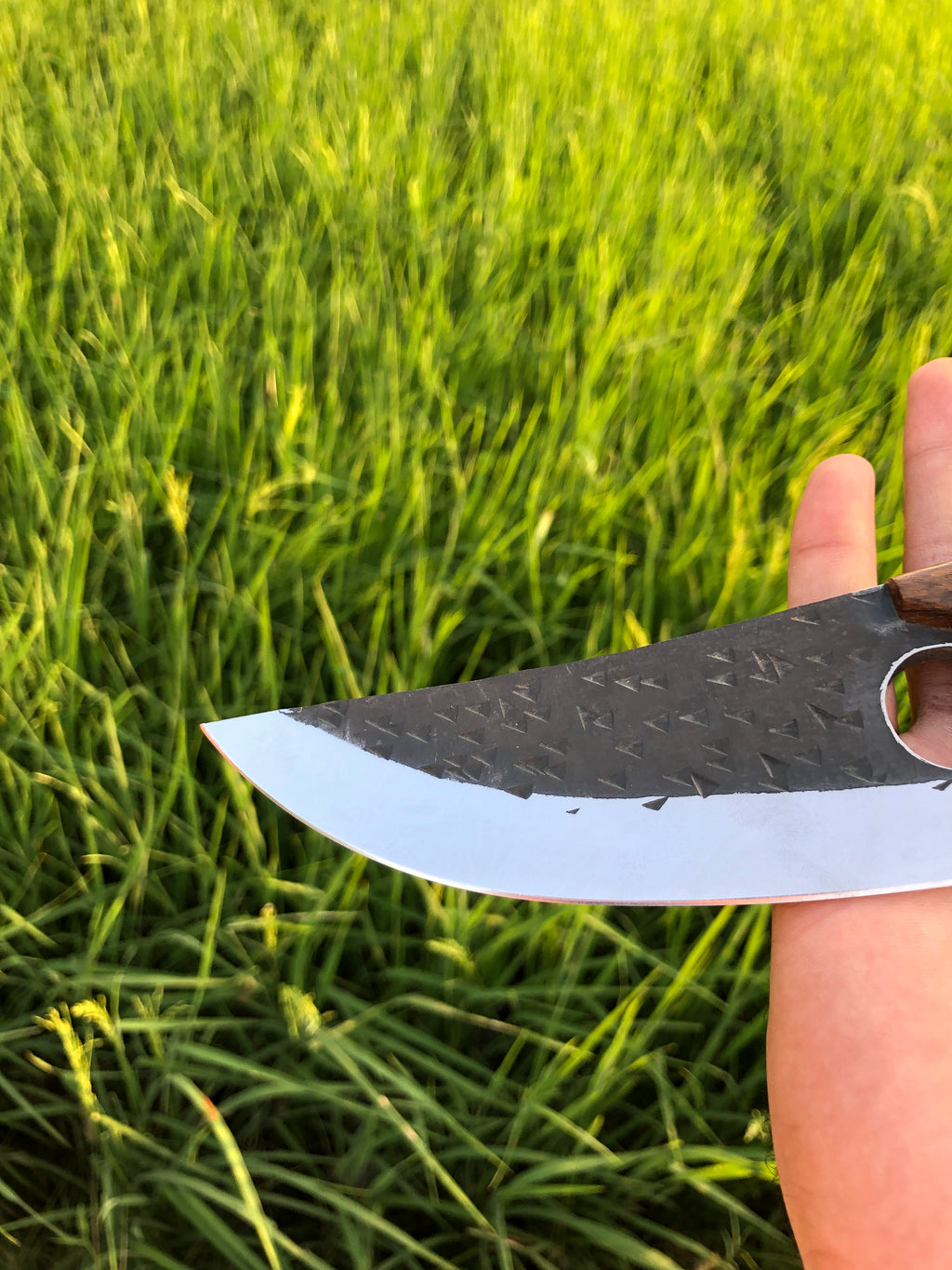 Custom Handmade Knife with Leather Sheath
