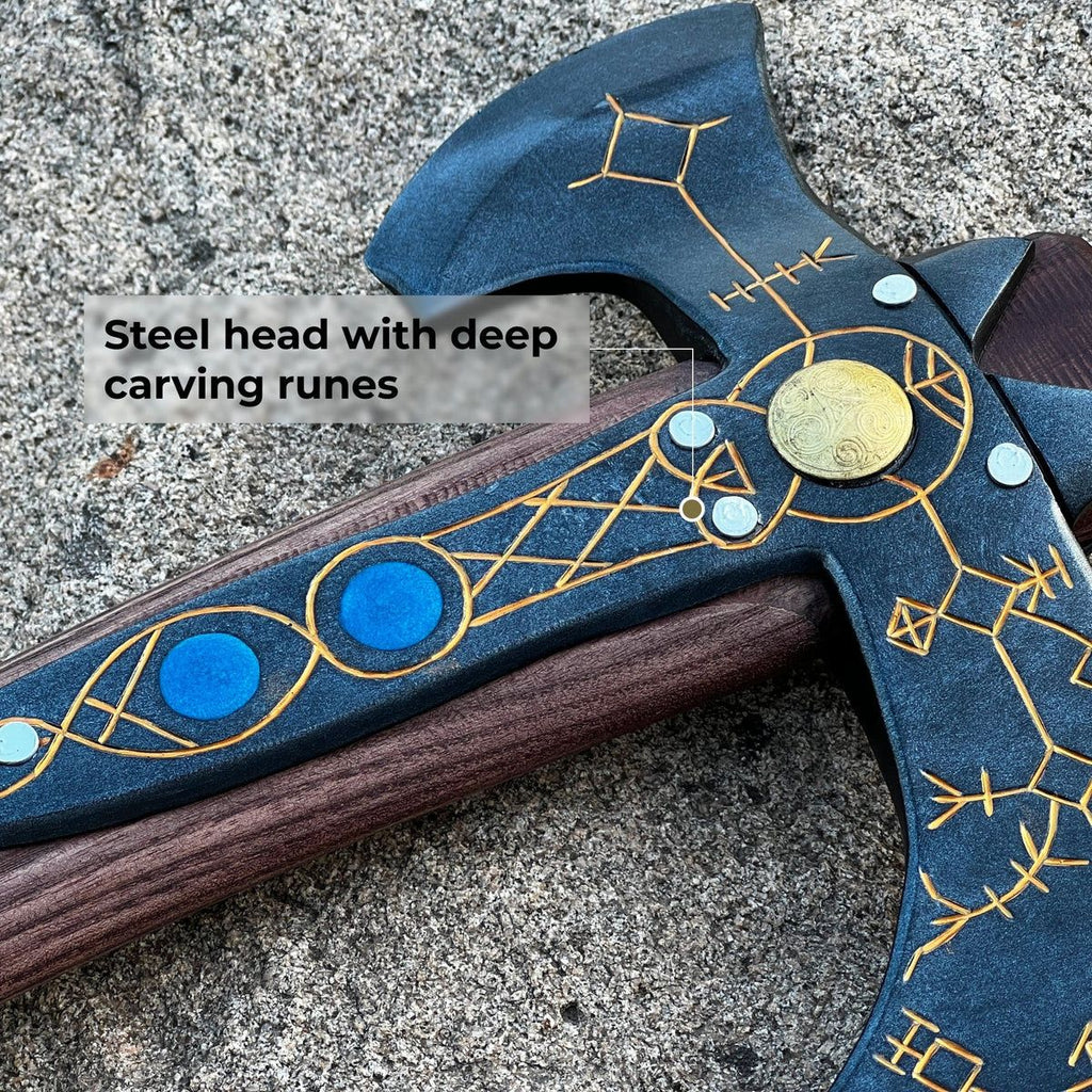 Leviathan Axe - Handmade Axe with leather sheath