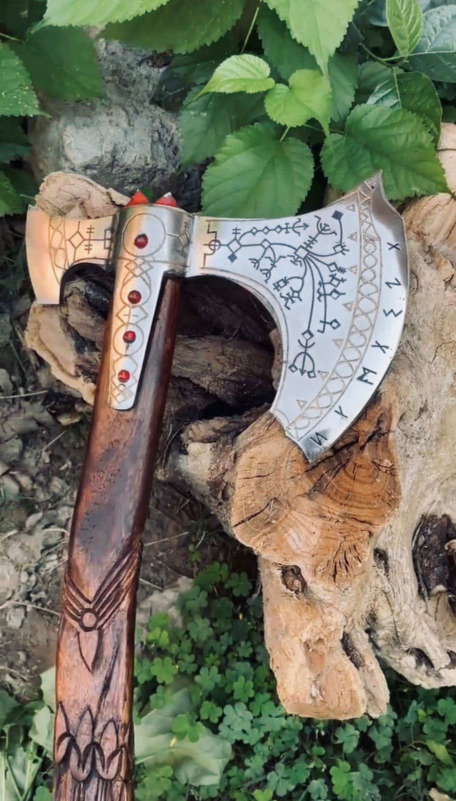 Leviathan Axe - Handmade Axe with leather sheath