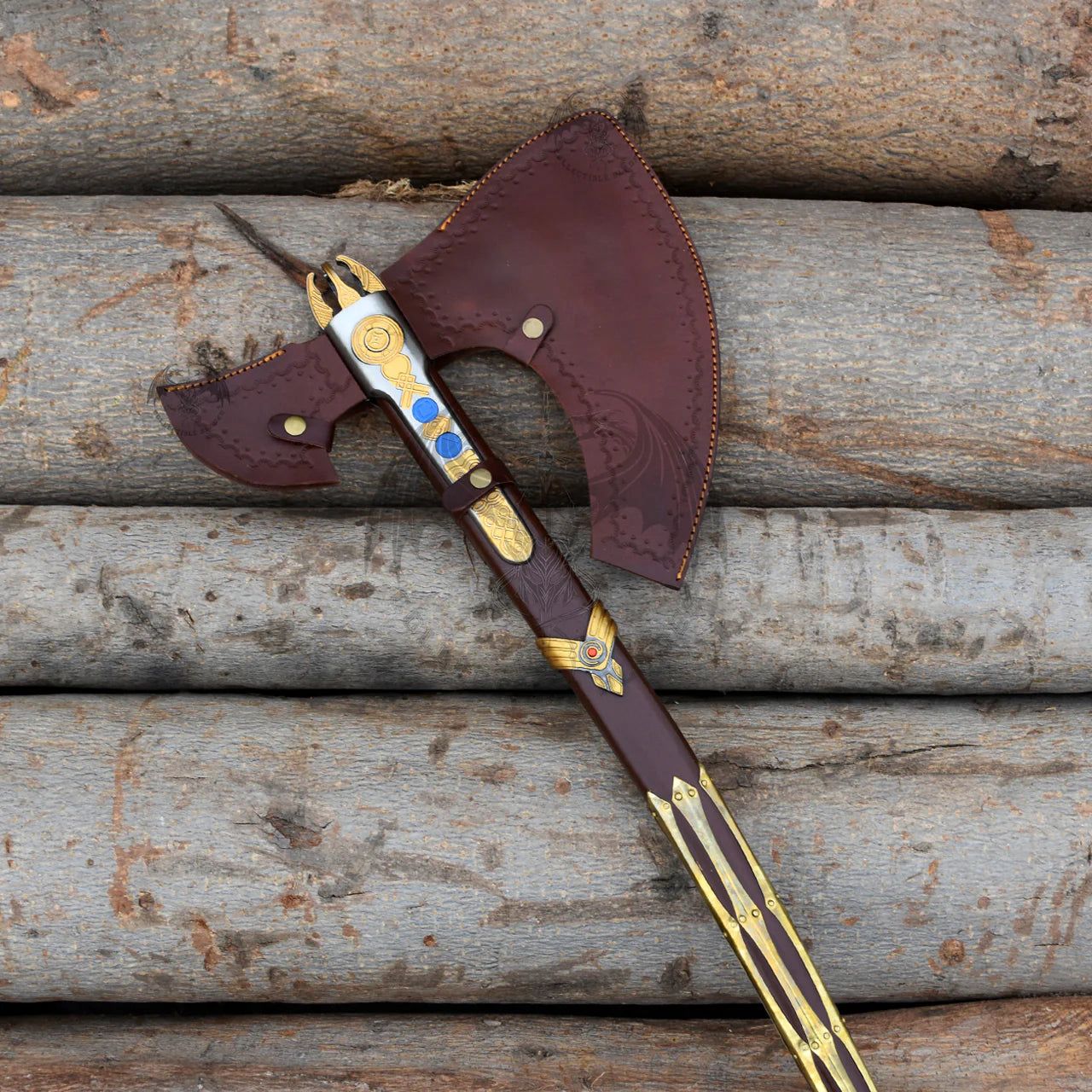 Leviathan Axe - Handmade Axe with leather sheath