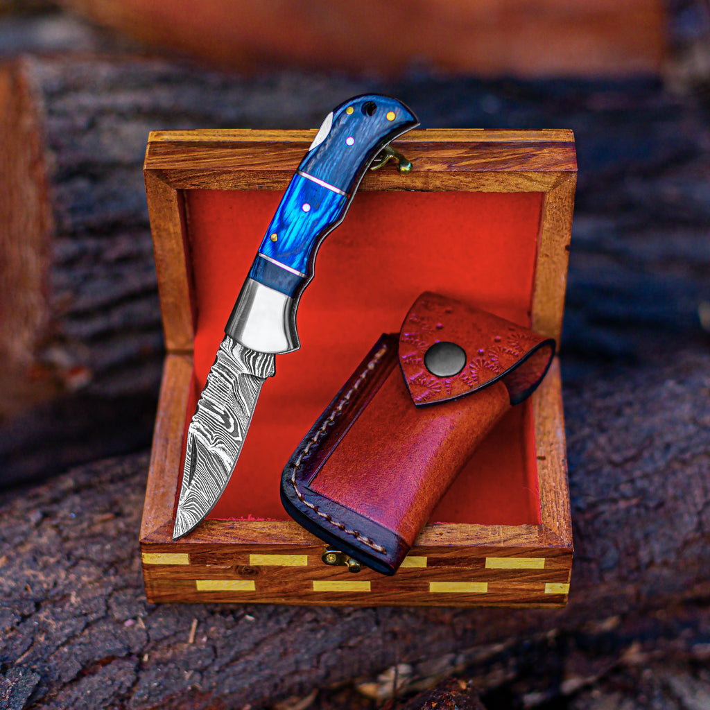 EDC Special - Handmade Damascus Pocket Knife