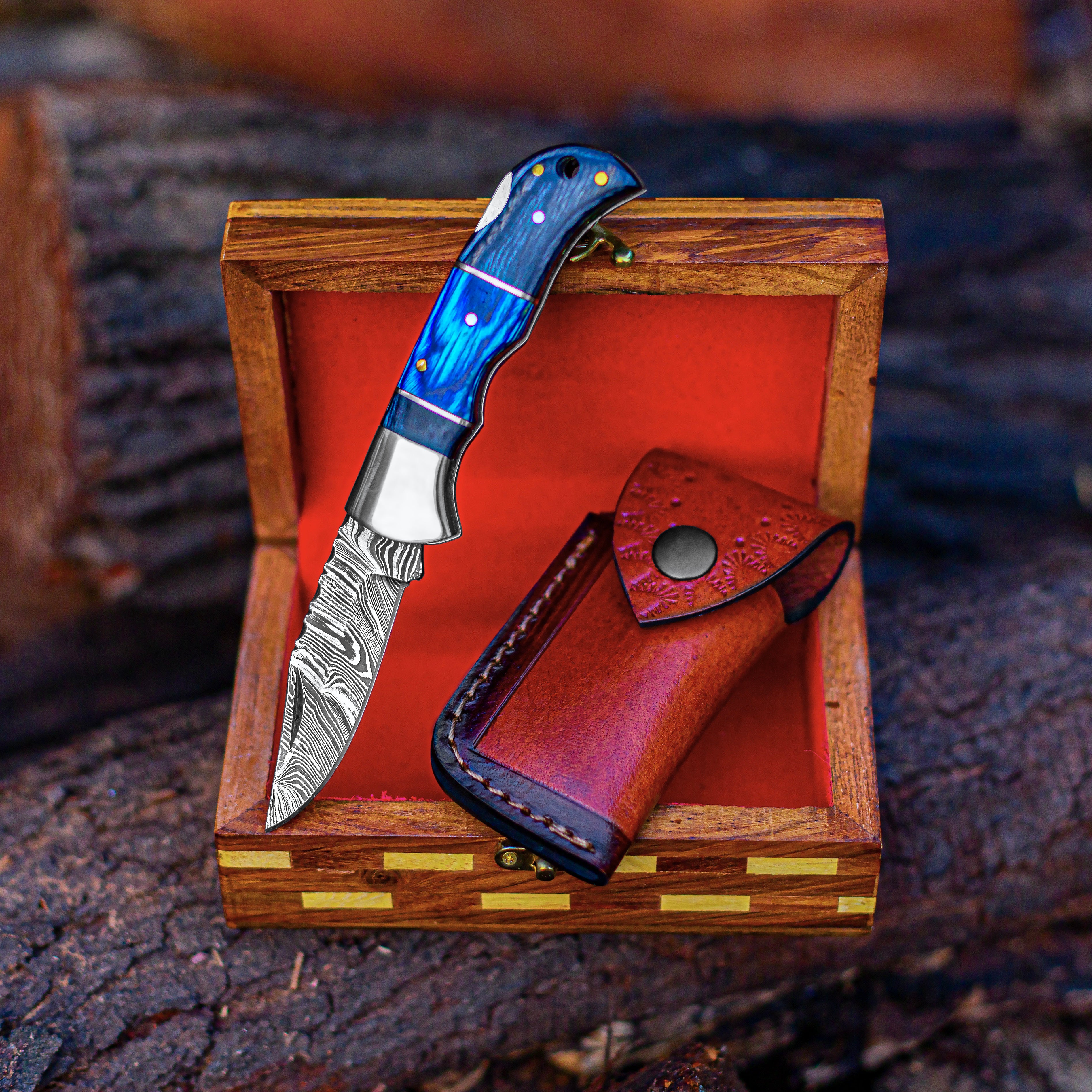 EDC Special - Handmade Damascus Pocket Knife