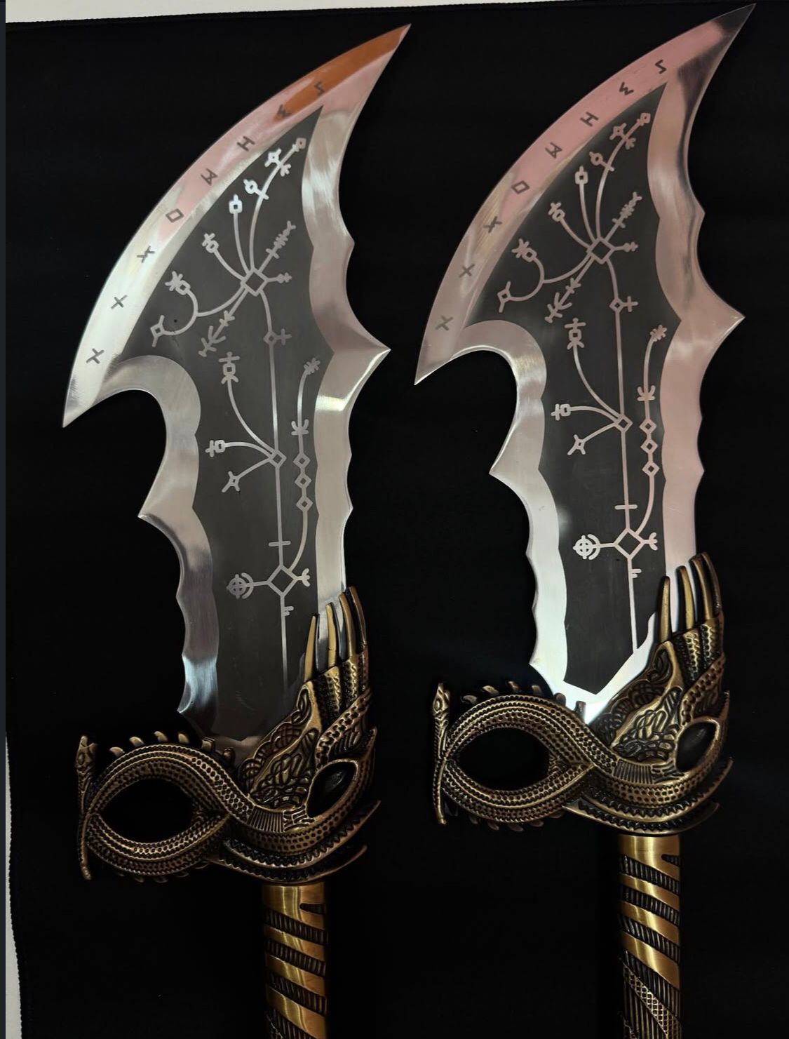 ChaosFang Twin Blades | Handmade God of War Inspired Swords