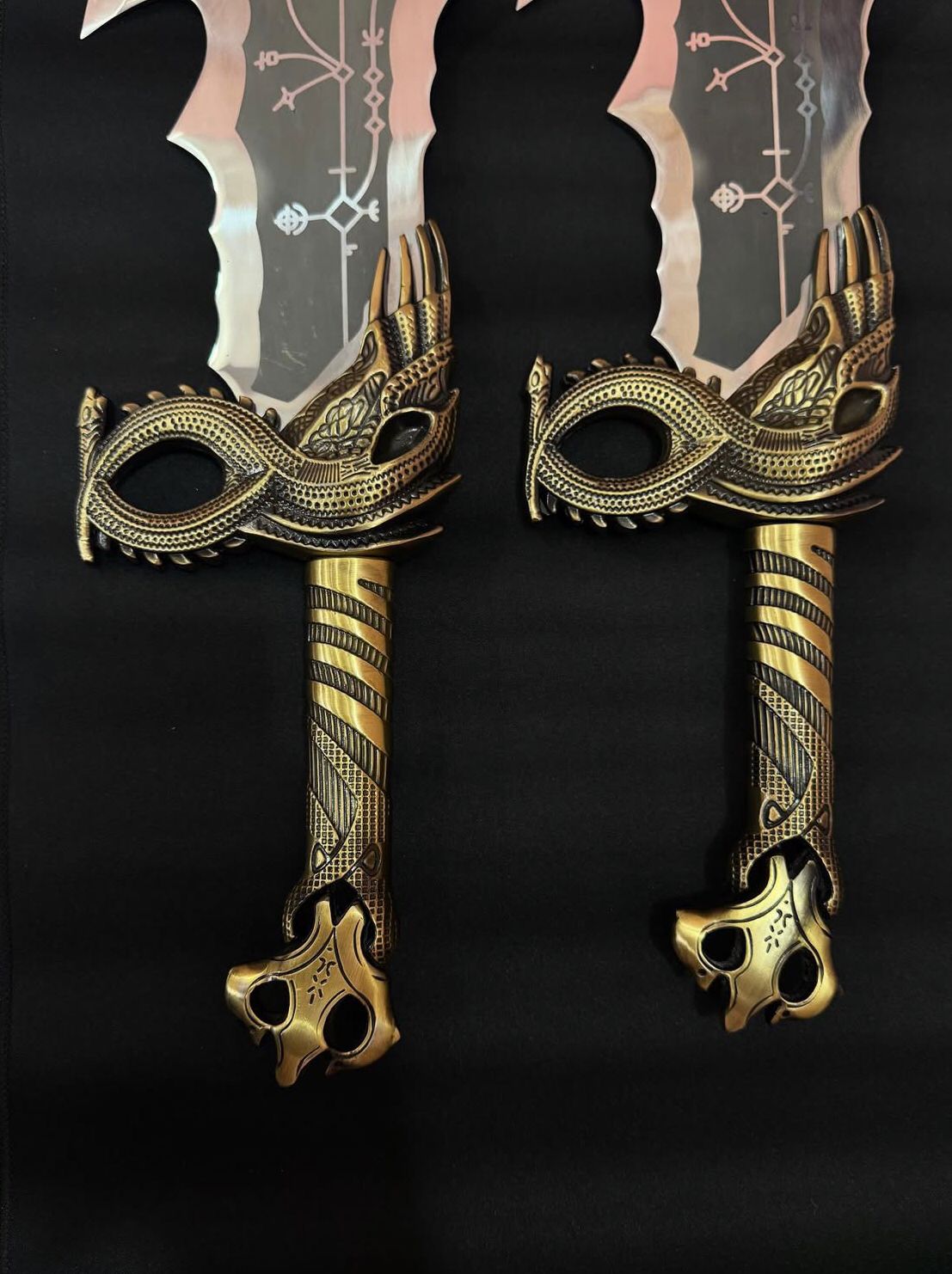 ChaosFang Twin Blades | Handmade God of War Inspired Swords