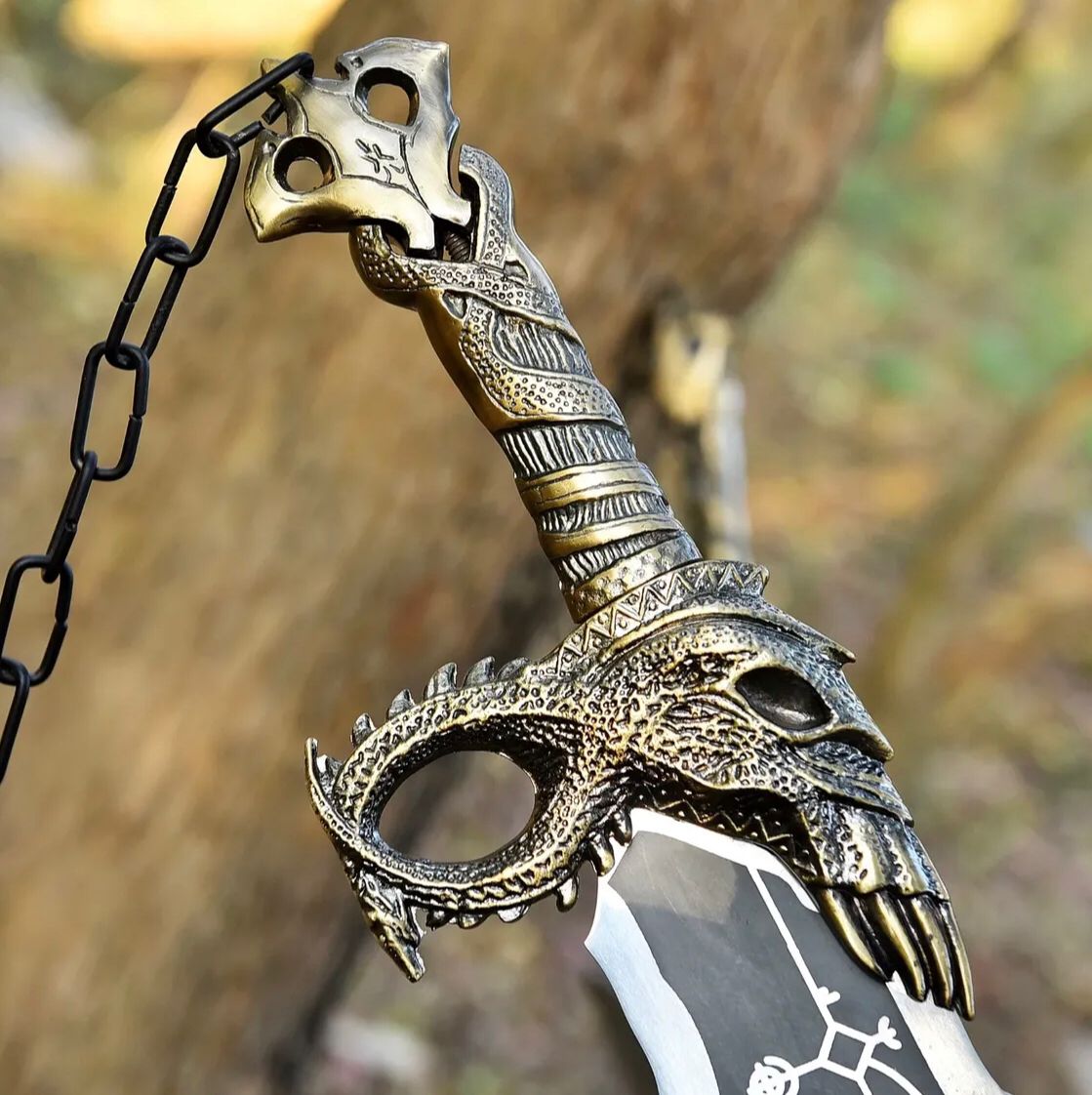 ChaosFang Twin Blades | Handmade God of War Inspired Swords