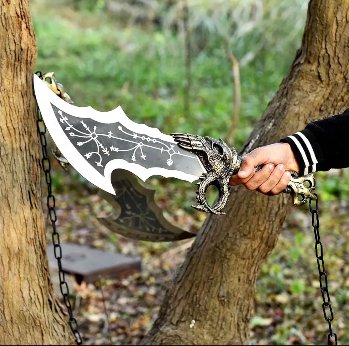 ChaosFang Twin Blades | Handmade God of War Inspired Swords
