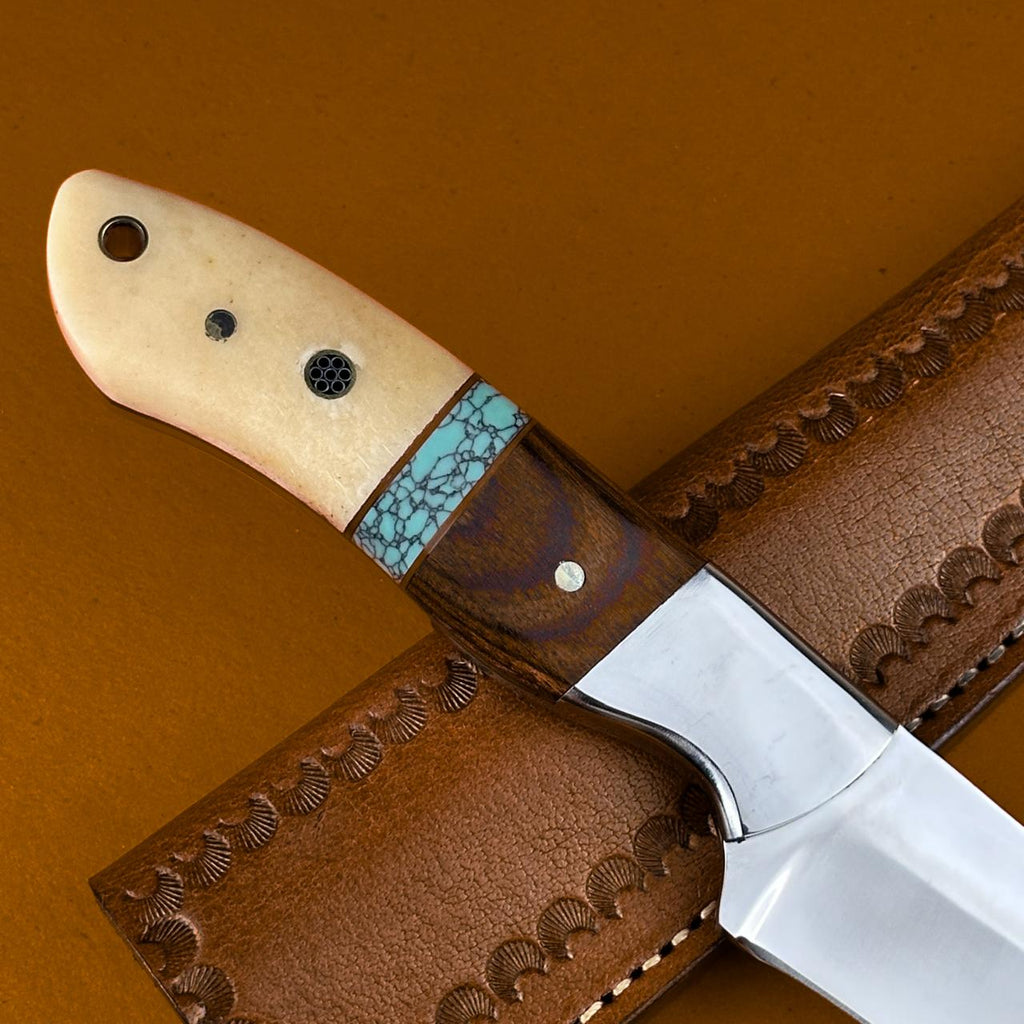 The MultiEdge – Handmade D2 Steel Skinning Knife