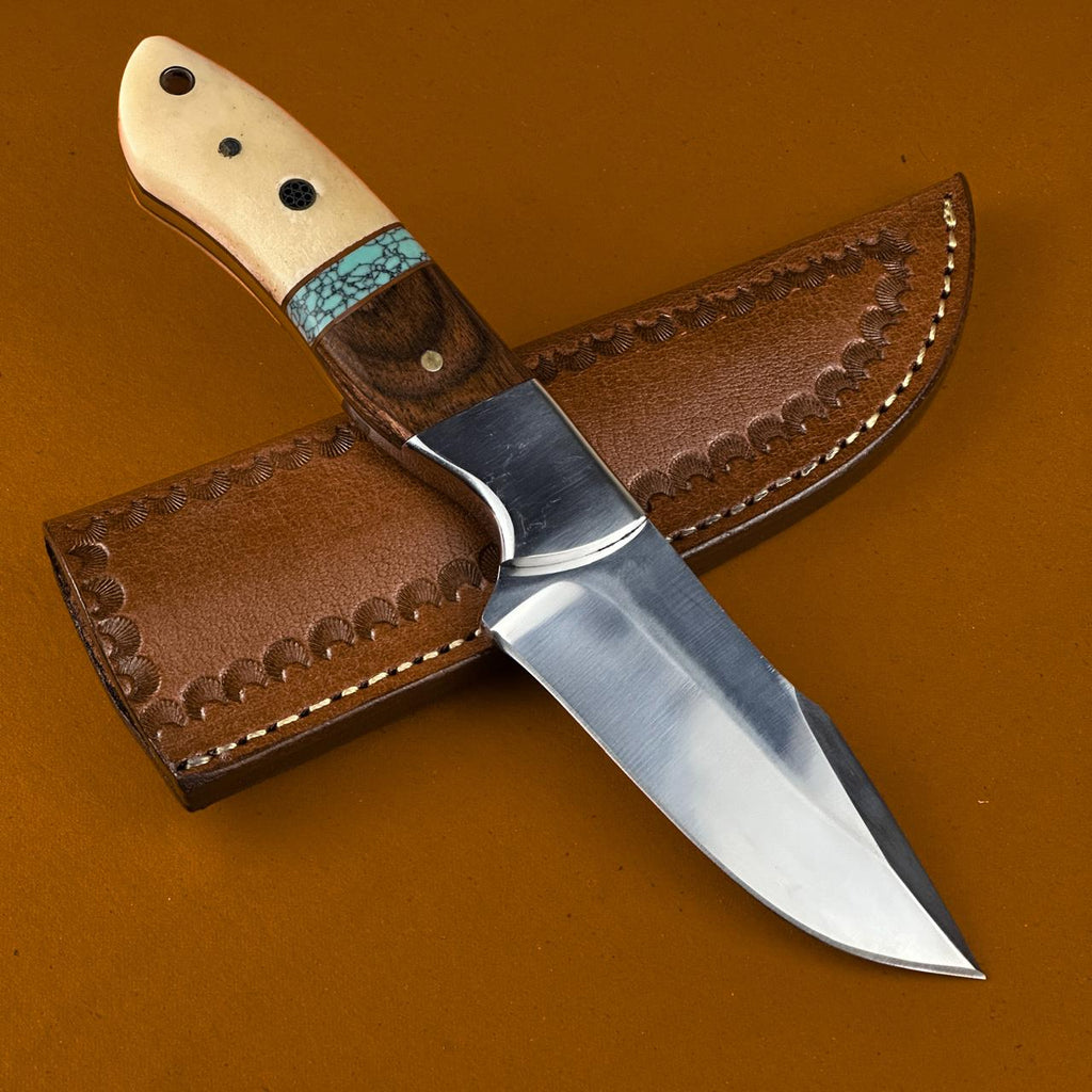 The MultiEdge – Handmade D2 Steel Skinning Knife