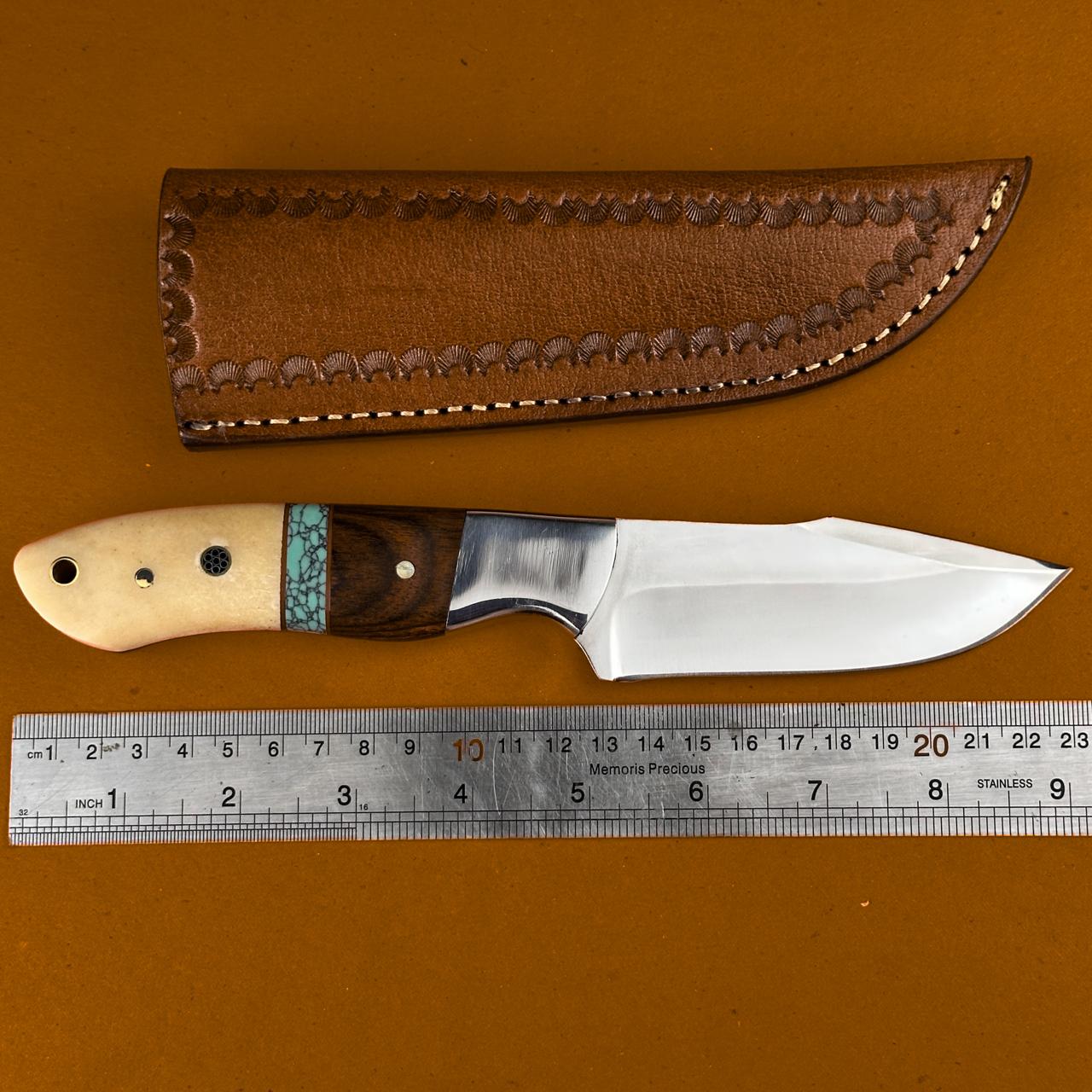 The MultiEdge – Handmade D2 Steel Skinning Knife