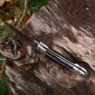 ShadowFang – Hand-Forged Damascus Folding Knife