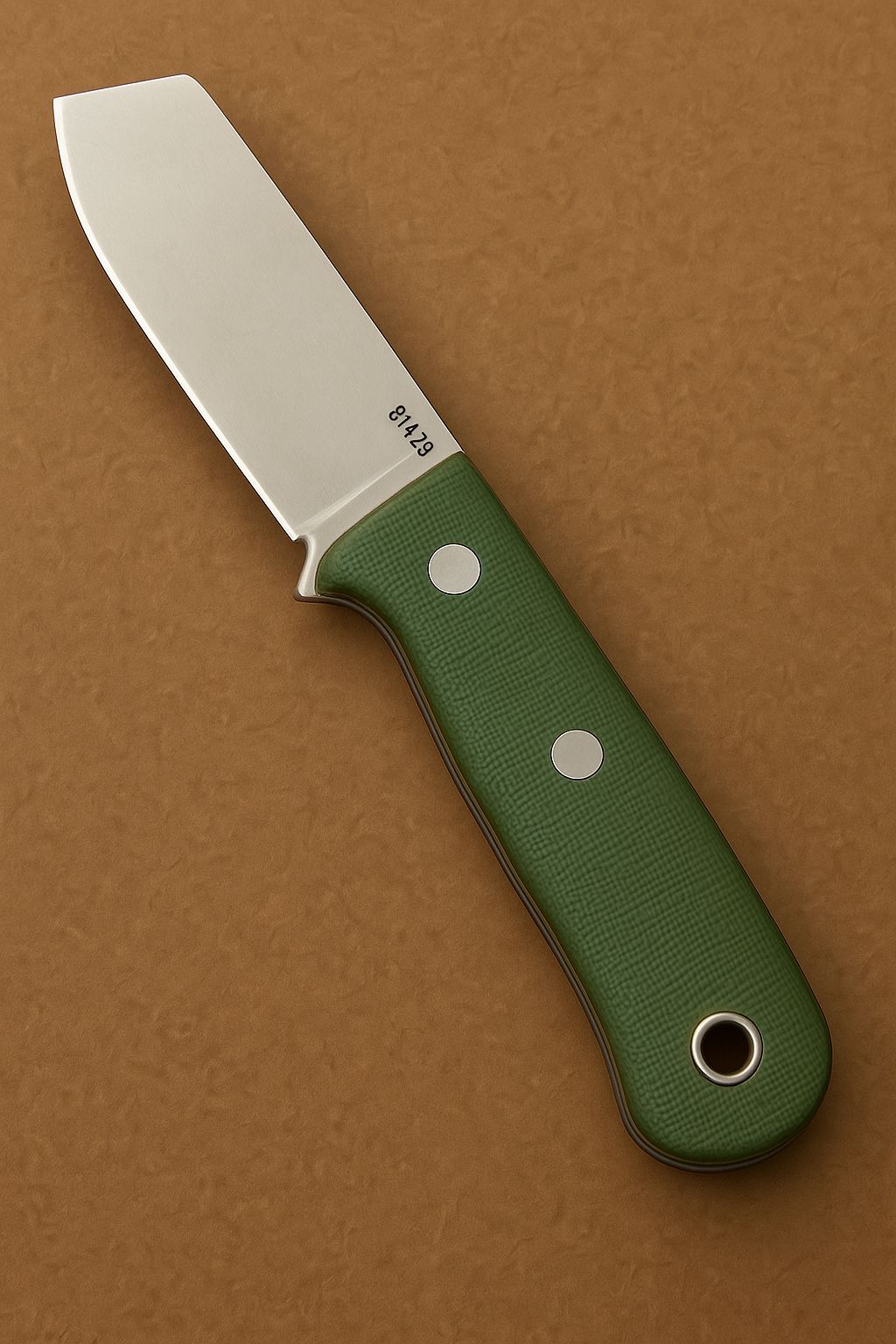 Tnato Special – Handmade D2 Steel Tanto Skinner Knife with Leather Sheath