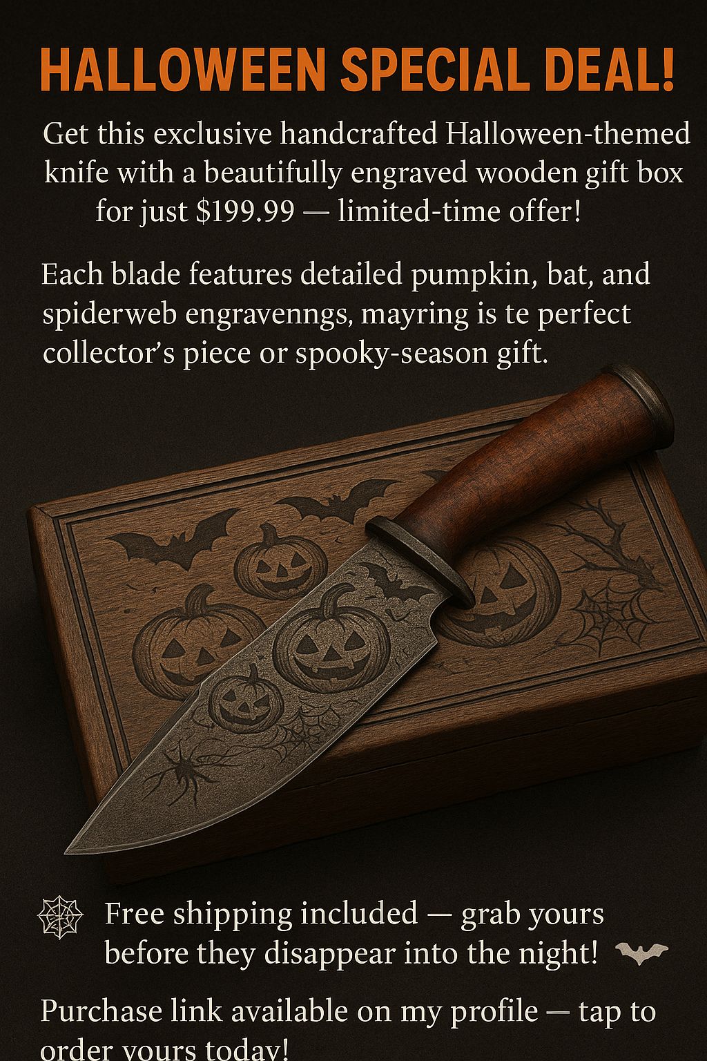 Phantom Edge – Halloween Special Hand-Forged Knife