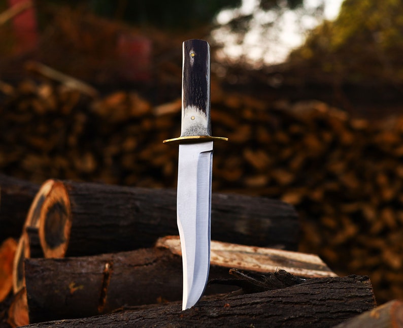 Infinity StagMaster – Custom Handmade Antler Bowie Knife