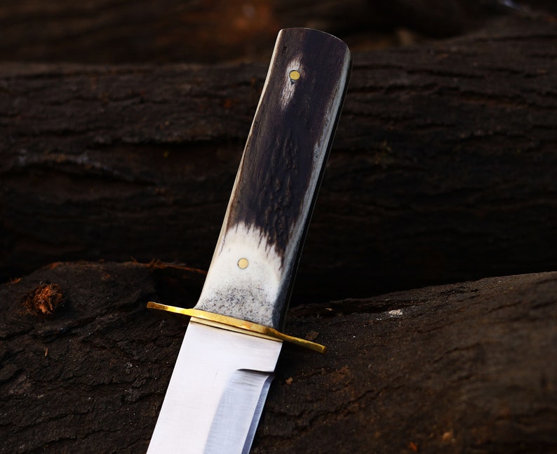 Infinity StagMaster – Custom Handmade Antler Bowie Knife