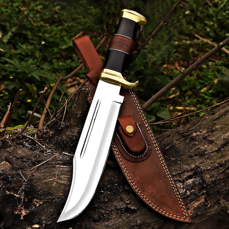 Crocodile Dundee Bowie– Handmade J2 Steel Bowie Knife