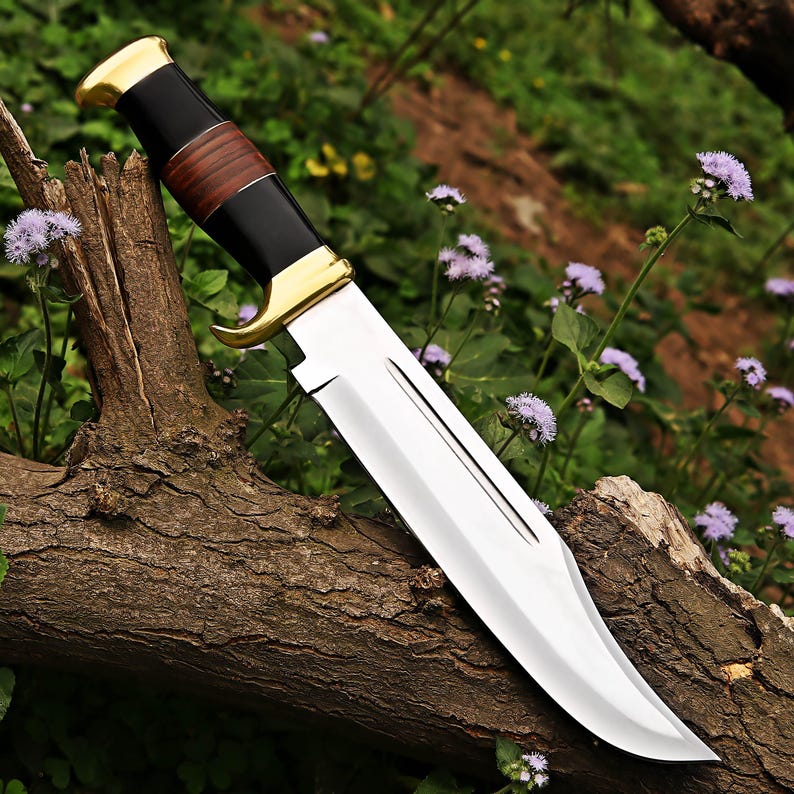 Crocodile Dundee Bowie– Handmade J2 Steel Bowie Knife