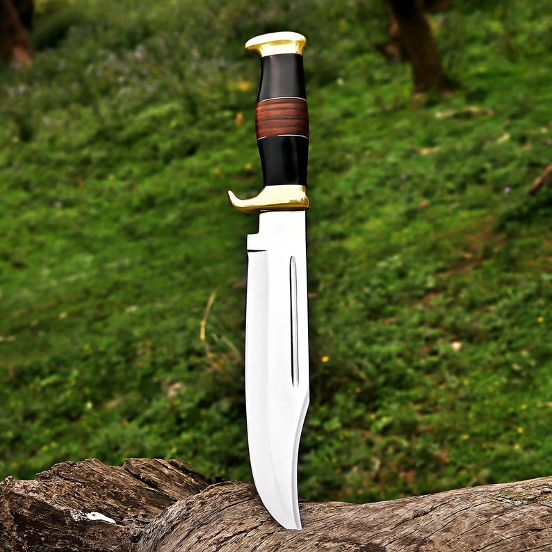 Crocodile Dundee Bowie– Handmade J2 Steel Bowie Knife