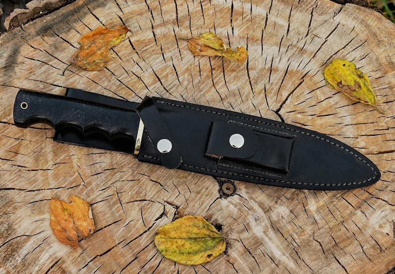 The TrailMaster Duo – Pack of 2 Handmade D2 Steel Hunting & Survival Bowie Knives