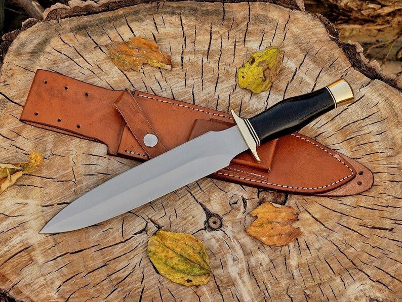 The TrailMaster Duo – Pack of 2 Handmade D2 Steel Hunting & Survival Bowie Knives