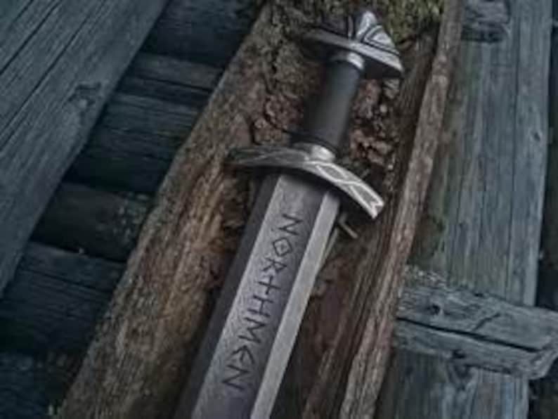 Ragnar’s Fury – Handmade Viking Sword Replica | Authentic Norse Collectible with Scabbard