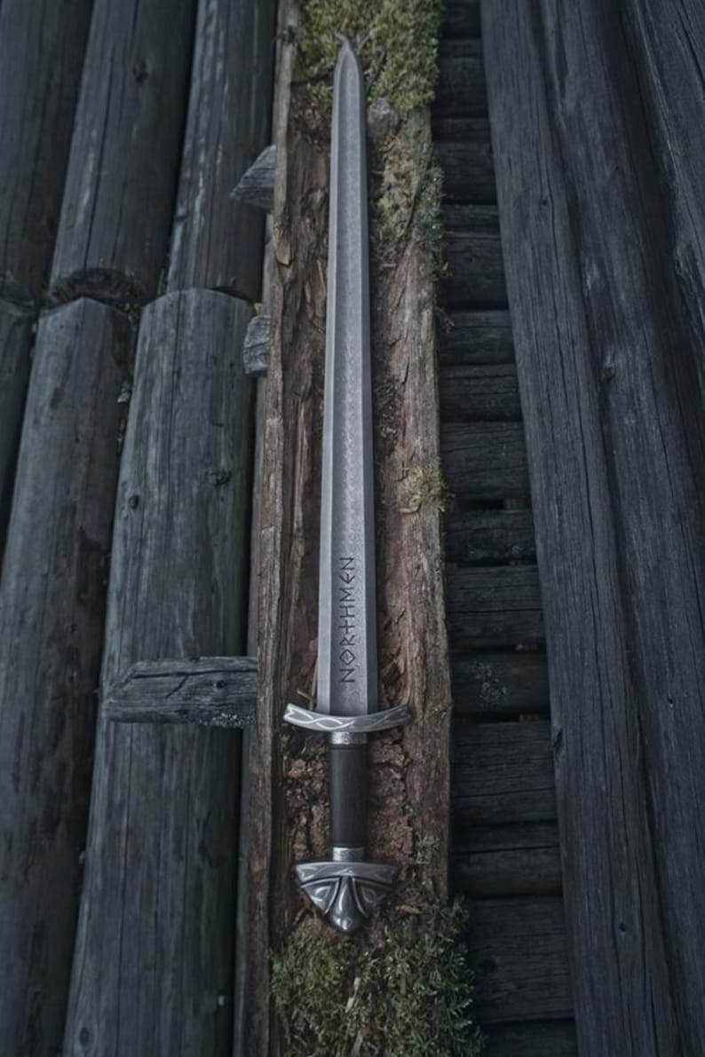 Ragnar’s Fury – Handmade Viking Sword Replica | Authentic Norse Collectible with Scabbard