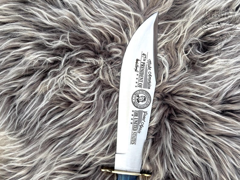 The Patriot Edge – Donald Trump Collector Bowie Knife