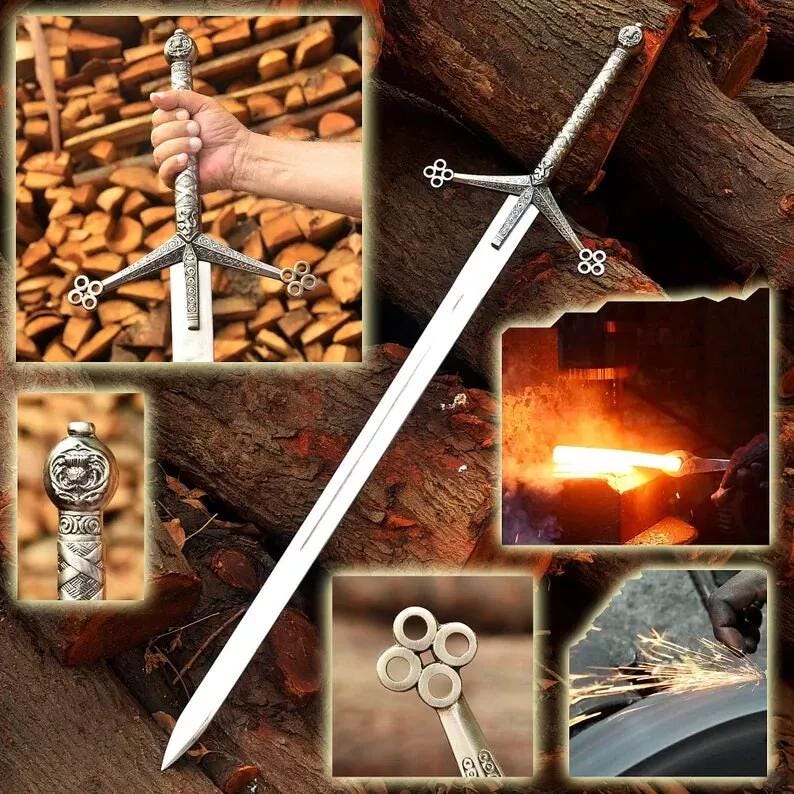 Highland Valor – Handmade Scottish Claymore Sword