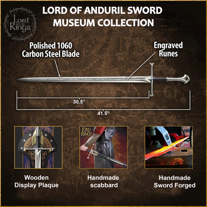 King’s Reforged Blade – Handmade Fantasy Longsword Replica