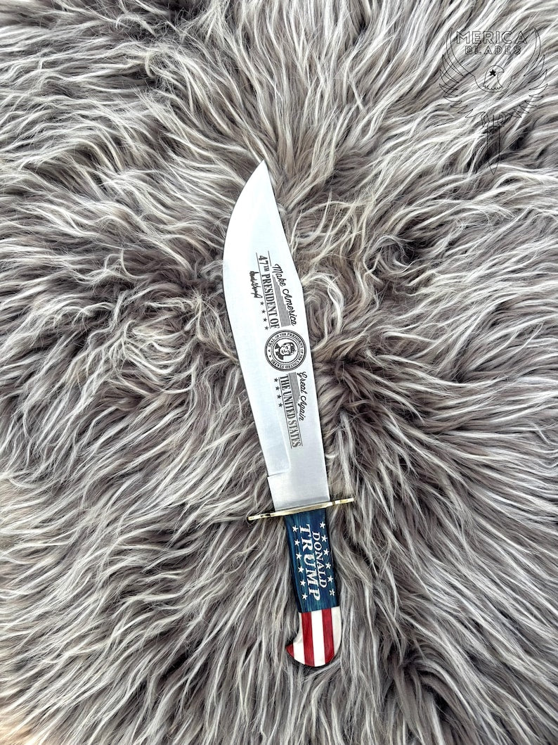 The Patriot Edge – Donald Trump Collector Bowie Knife